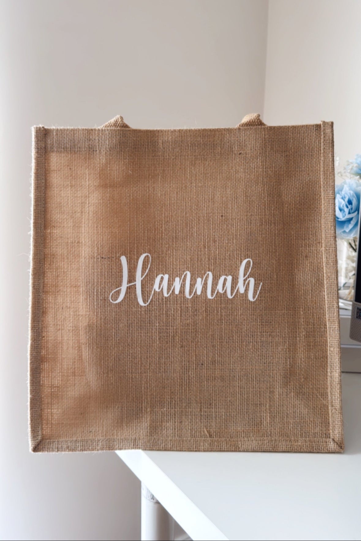 Personalised Jute Tote Bag