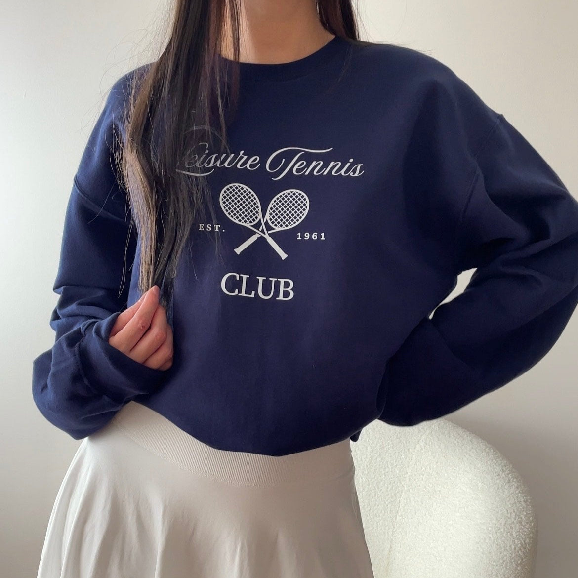 Leisure Tennis Crewneck