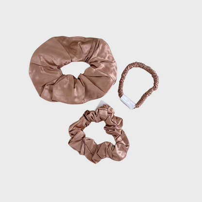 Silk Scrunchies - 3 Pack