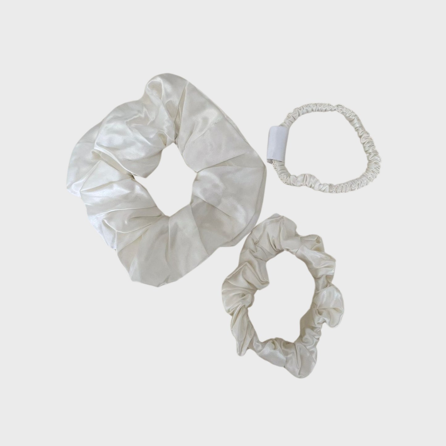 Silk Scrunchies - 3 Pack