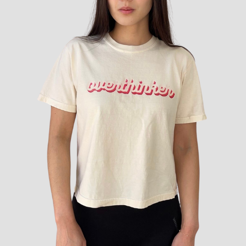 Overthinker Crop Tee